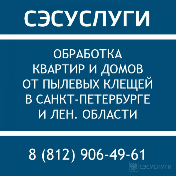 Обработка от пылевых клещей